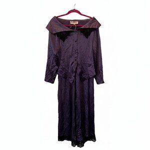 Sue Wong silk off shoulder lace top (part of a set)